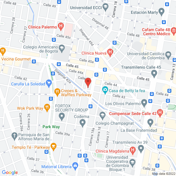 Mapa de Tecniservicios Luis Alvarado Ltda