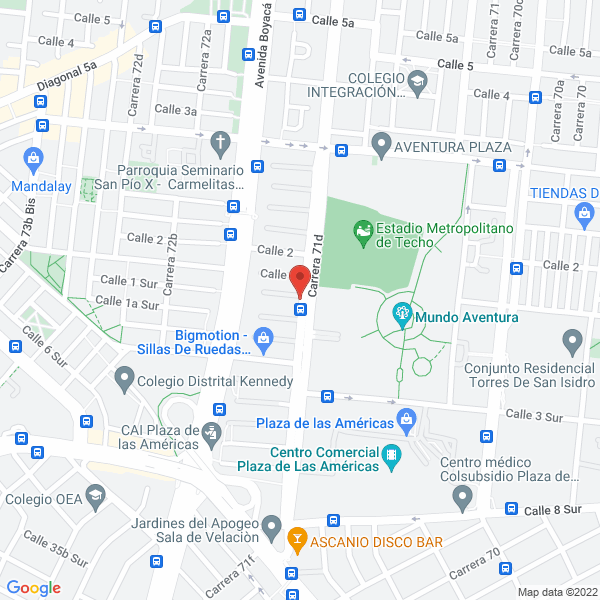 Mapa de Odontología D S.A.S