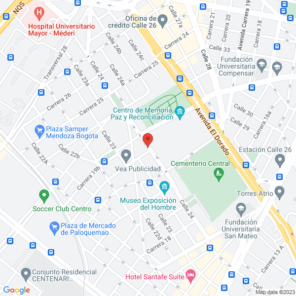 Mapa de Electrónica Digital De Colombia Edc Ltda.