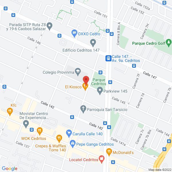 Mapa de Don Pastelero Distribuciones Ltda.