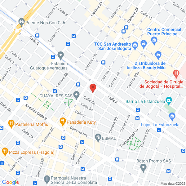 Mapa de Comercializadora De Papeles Y Cartones I.E.R.
