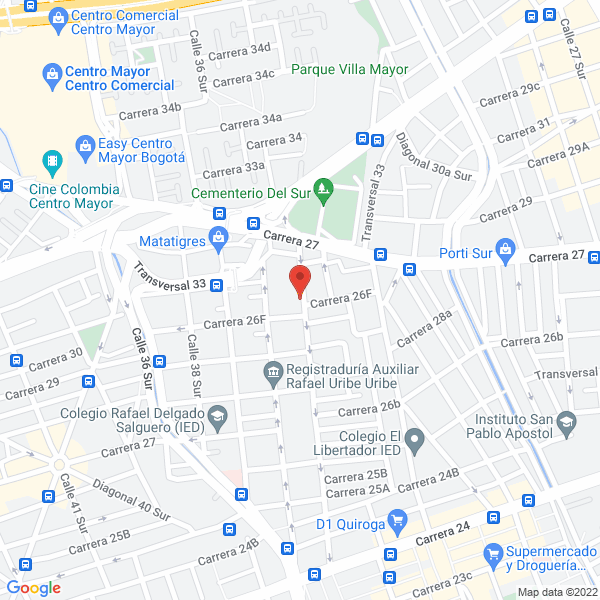 Mapa de Inmetal Mallas Y Cía. Ltda.