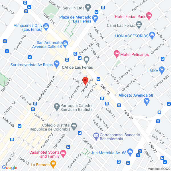 Mapa de Metalmecanica Mesa Y CIA. Ltda.