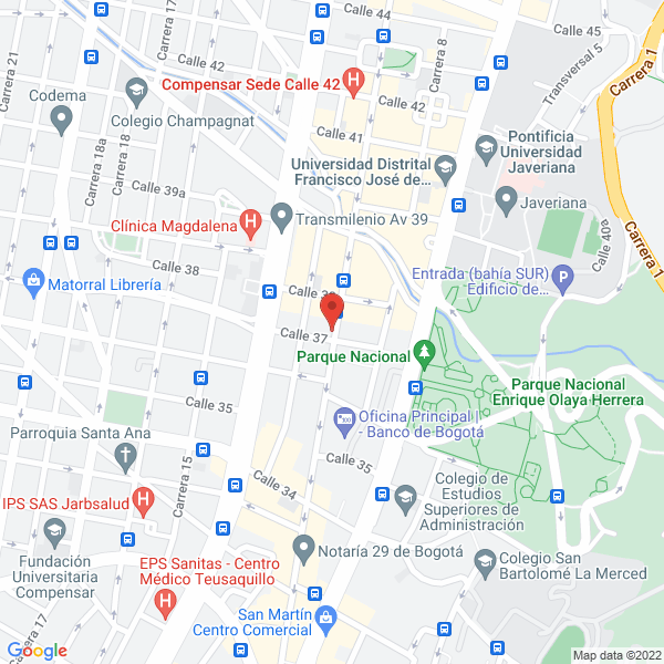 Mapa de Georexp S.A.S.