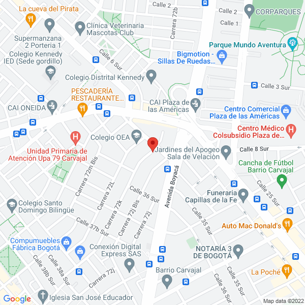 Mapa de Dario Silva Mosquera