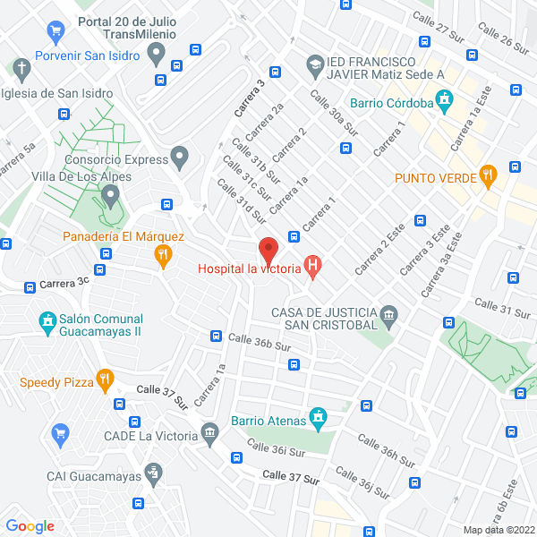 Mapa de Construcciones Odin Mena S.A.S.