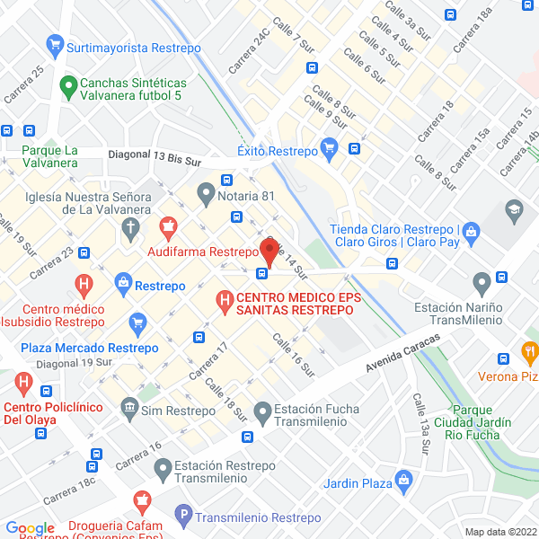 Mapa de Corgráficas