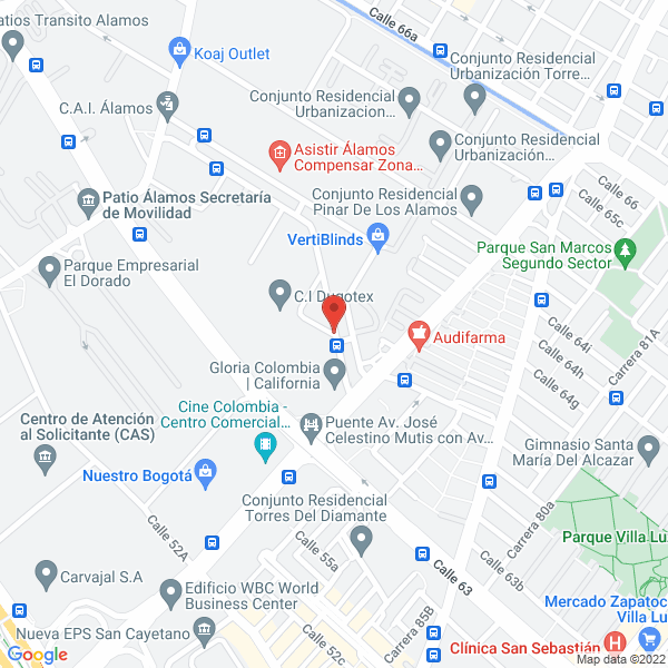 Mapa de Disacond Ltda.