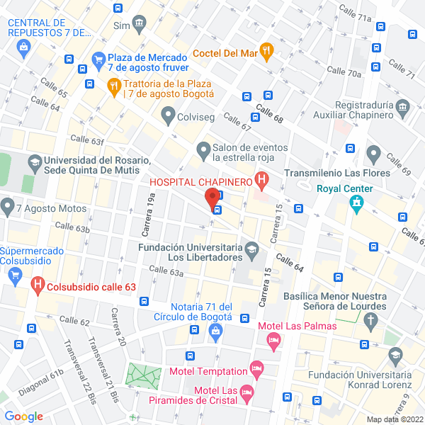 Mapa de La Jirafa Culpable Ltda.