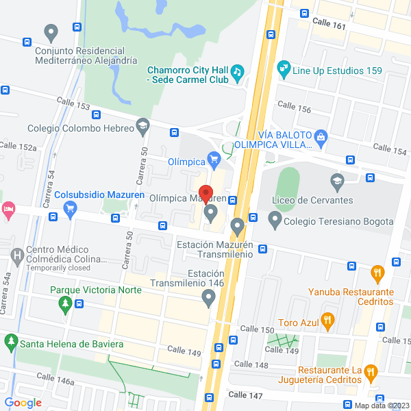 Mapa de Compañia De Servicios De Tecnologia Informatica Ltda