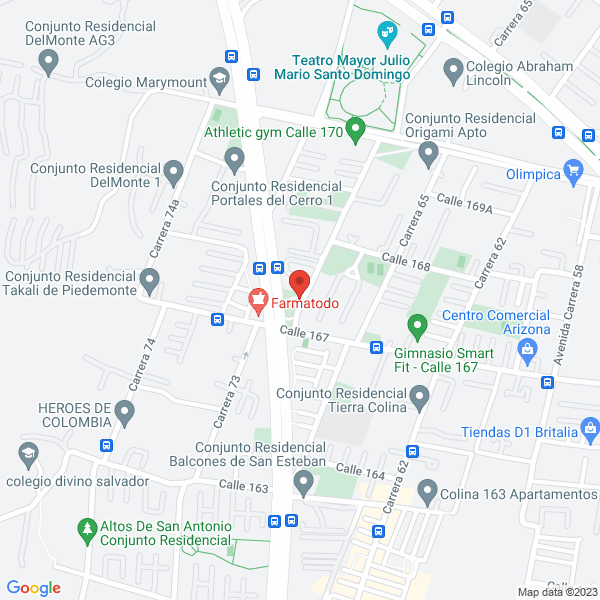 Mapa de Colvapor 24 Horas S.A.S.