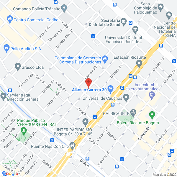 Mapa de Talleres M.G. Ltda.