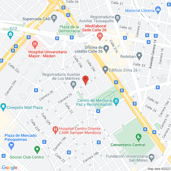 Mapa de Sem De Colombia Ltda.