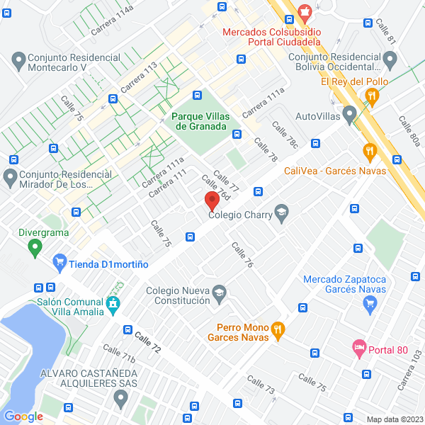 Mapa de Global Construcciones Y Servicios S.A.S.