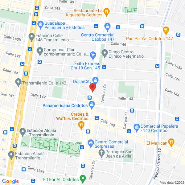 Mapa de Escuela Para El Desarrollo Del Talento Artístico Ars Ludere Ltda.