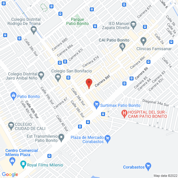 Mapa de Clínica Odontológica Oral Ya