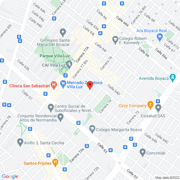 Mapa de Dotaplásticos Mili Ltda.