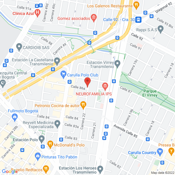 Mapa de Luzariadna Wellness Center S.A.S.