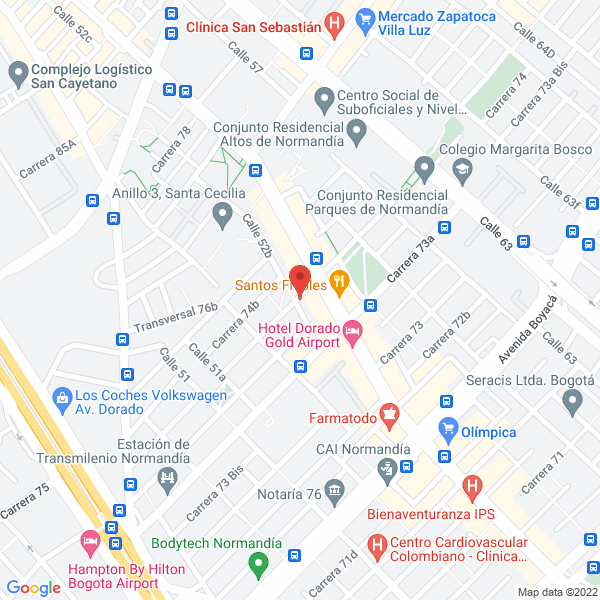 Mapa de Asesorex Aduana Ltda.