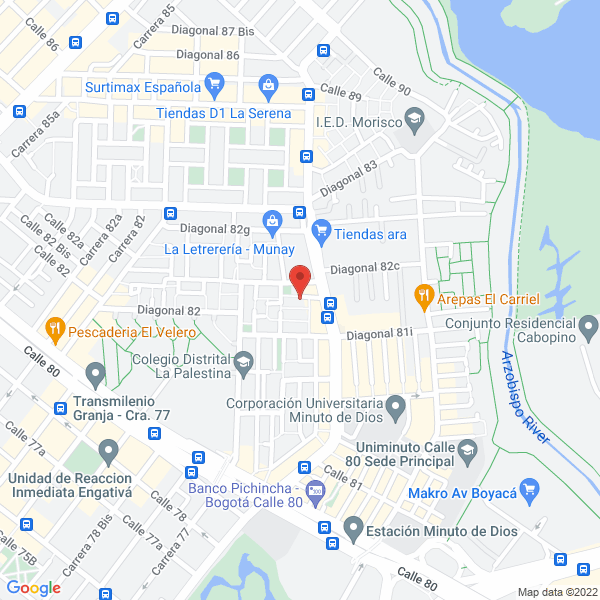 Mapa de Acle Colombia