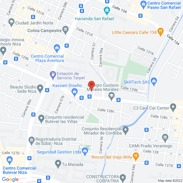 Mapa de Union Quimica Andina