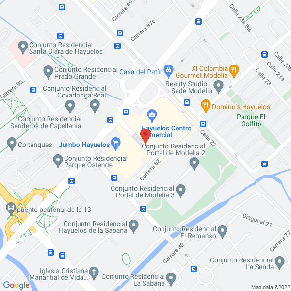 Mapa de Agencia De Aduanas Continental Express Ltda Nivel 2