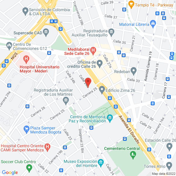 Mapa de Industrias T Y S Ltda.