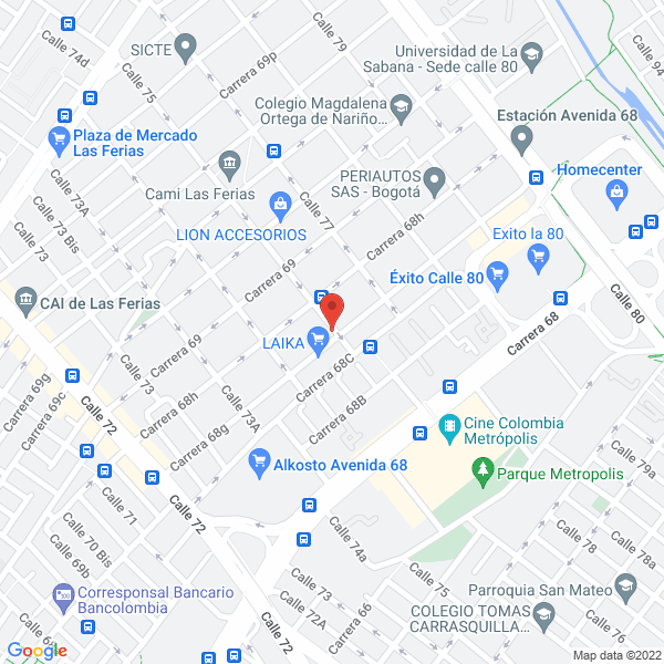 Mapa de Mokai Manufacturas Ltda.