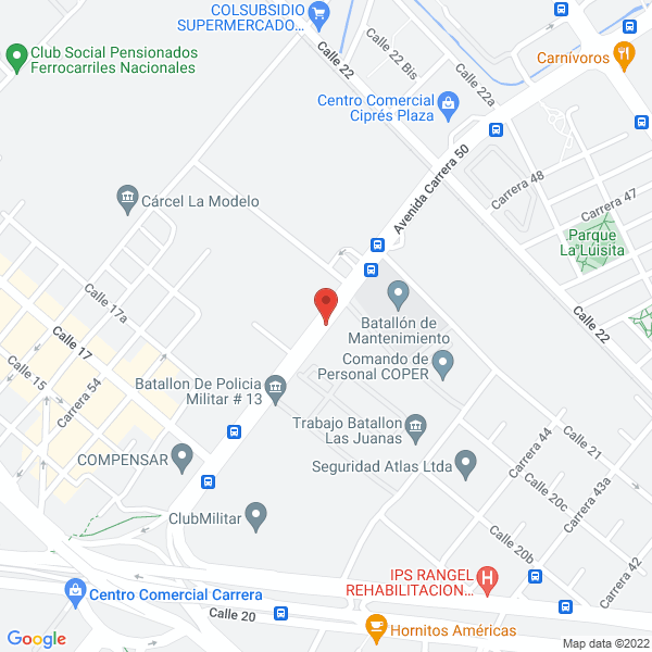 Mapa de Casa Logística