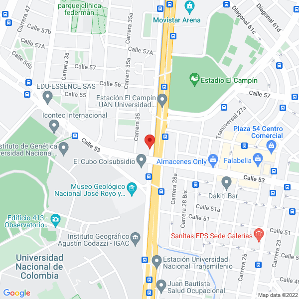 Mapa de Panadería Rioaya