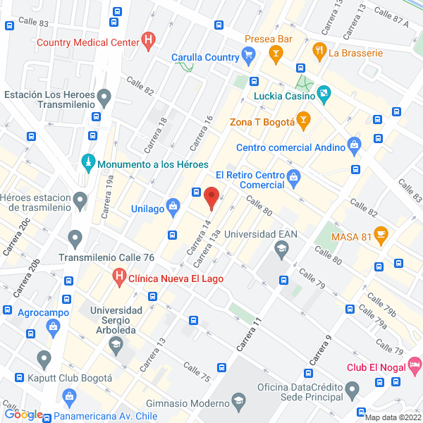 Mapa de Shirt City S.A