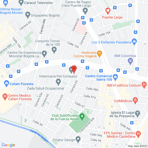 Mapa de P M G Asesores De Seguros Ltda.