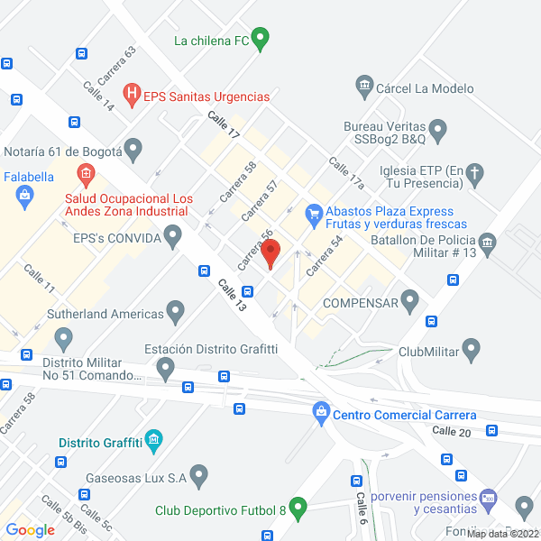 Mapa de Valdise S.A.S.