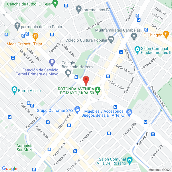 Mapa de Refriser Ltda.