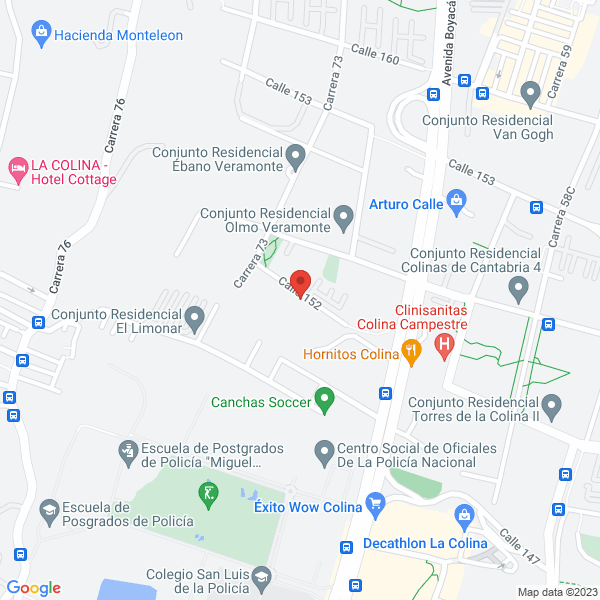 Mapa de Comercializadora Farmacéutica Mayor S.A.S.