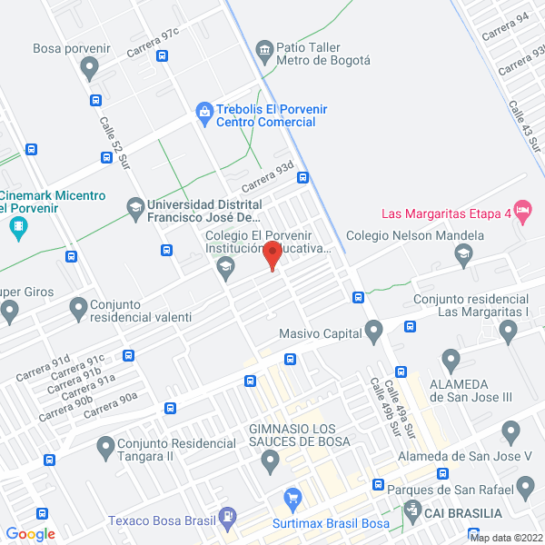 Mapa de Distribuciones Unipan S.A.S.