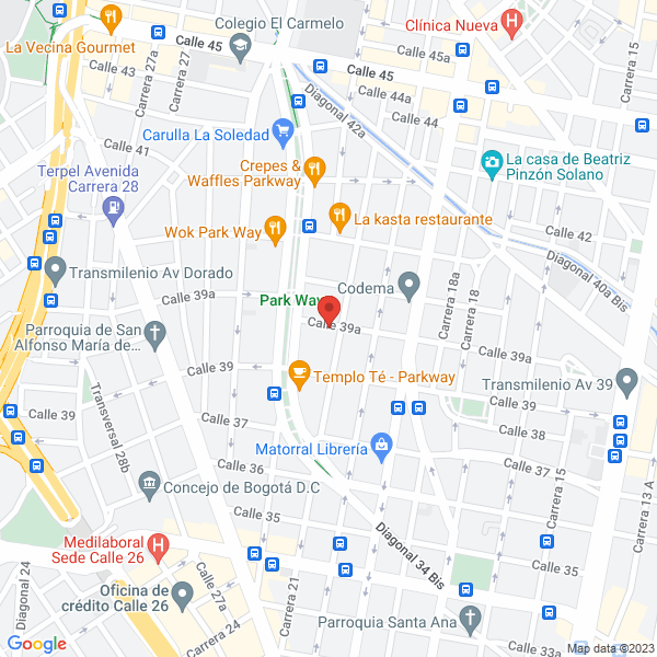 Mapa de Sistemas Industriales De Control Y De Potencia Ltda. Sicop Ltda.