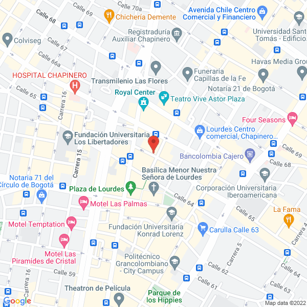 Mapa de Toner Colombia S.A.S