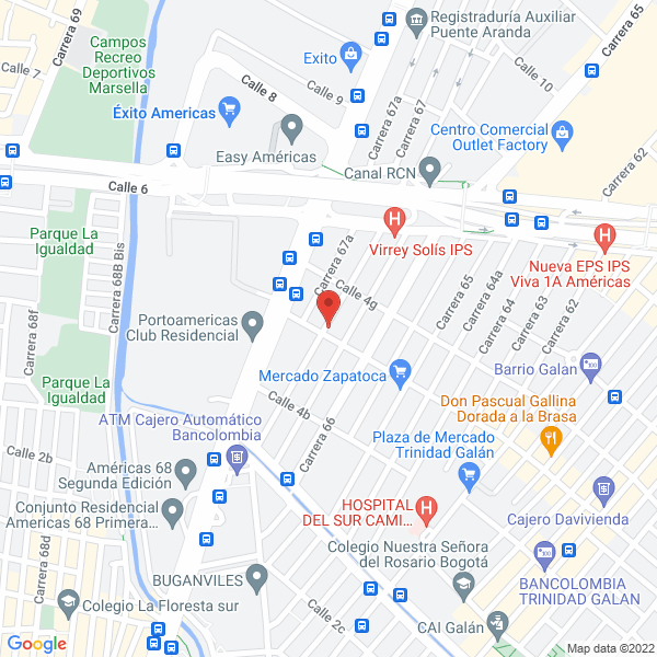 Mapa de Implez Ltda.