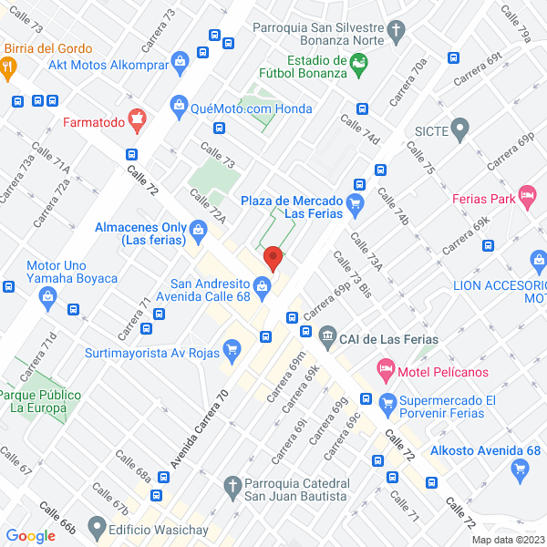 Mapa de RM Ferreimportaciones S.A.S