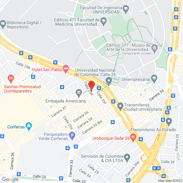 Mapa de Frigolac Ltda.