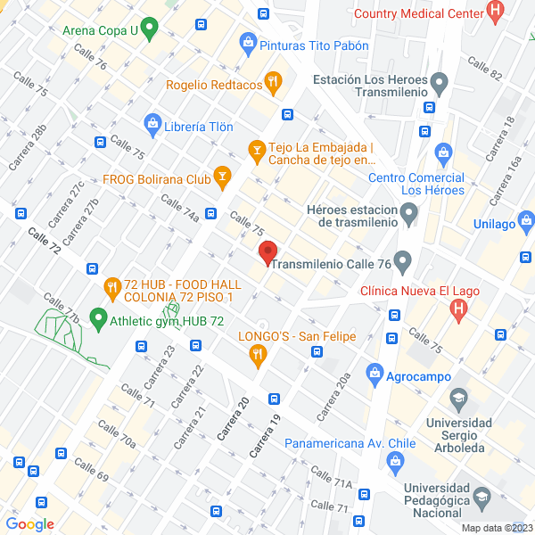 Mapa de IT Advisors Y Consulting Ltda.