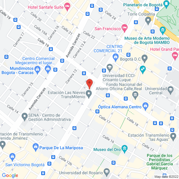 Mapa de Electro Iluminaciones Ramos