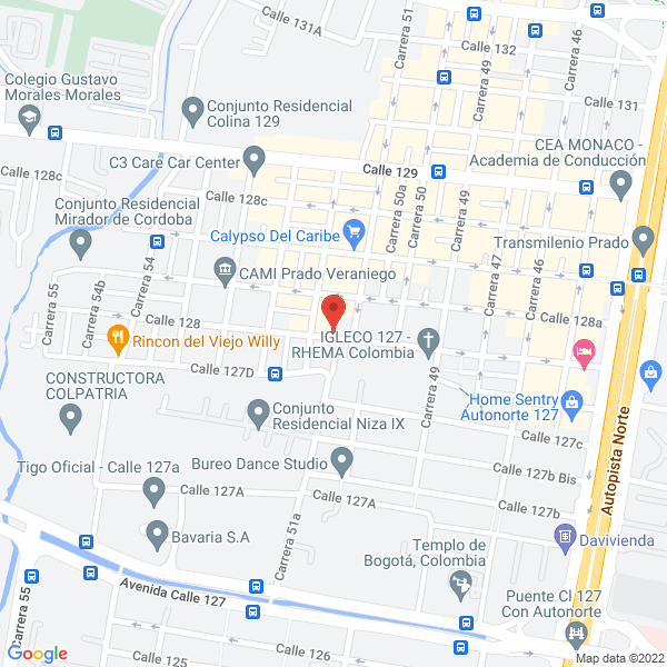 Mapa de Refrival Colombia S.A.S.