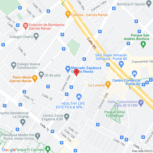 Mapa de Comercial Exsen L.T.D.A.