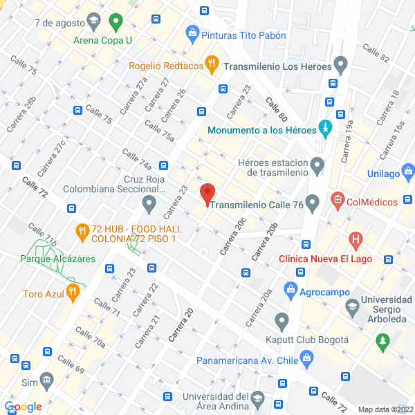 Mapa de Varc Construcciones Ltda