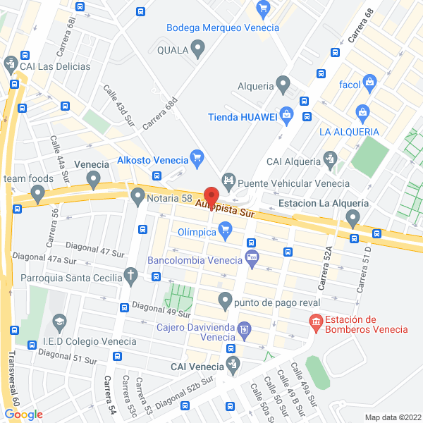Mapa de Ruth Mireya Rodríguez Garzón