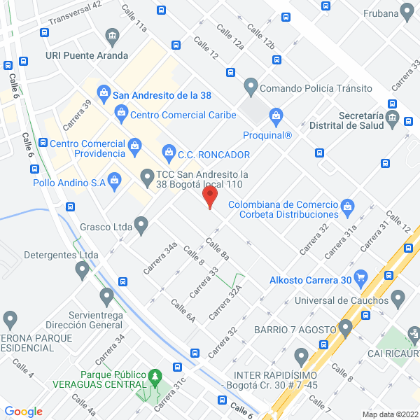 Mapa de Guiness Solutions S.A.S.