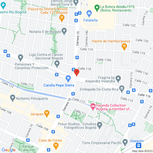Mapa de Claudia Lamus Asesores De Seguros Cía. Ltda.