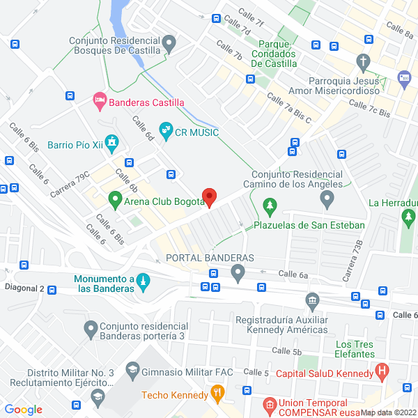 Mapa de Refrijas